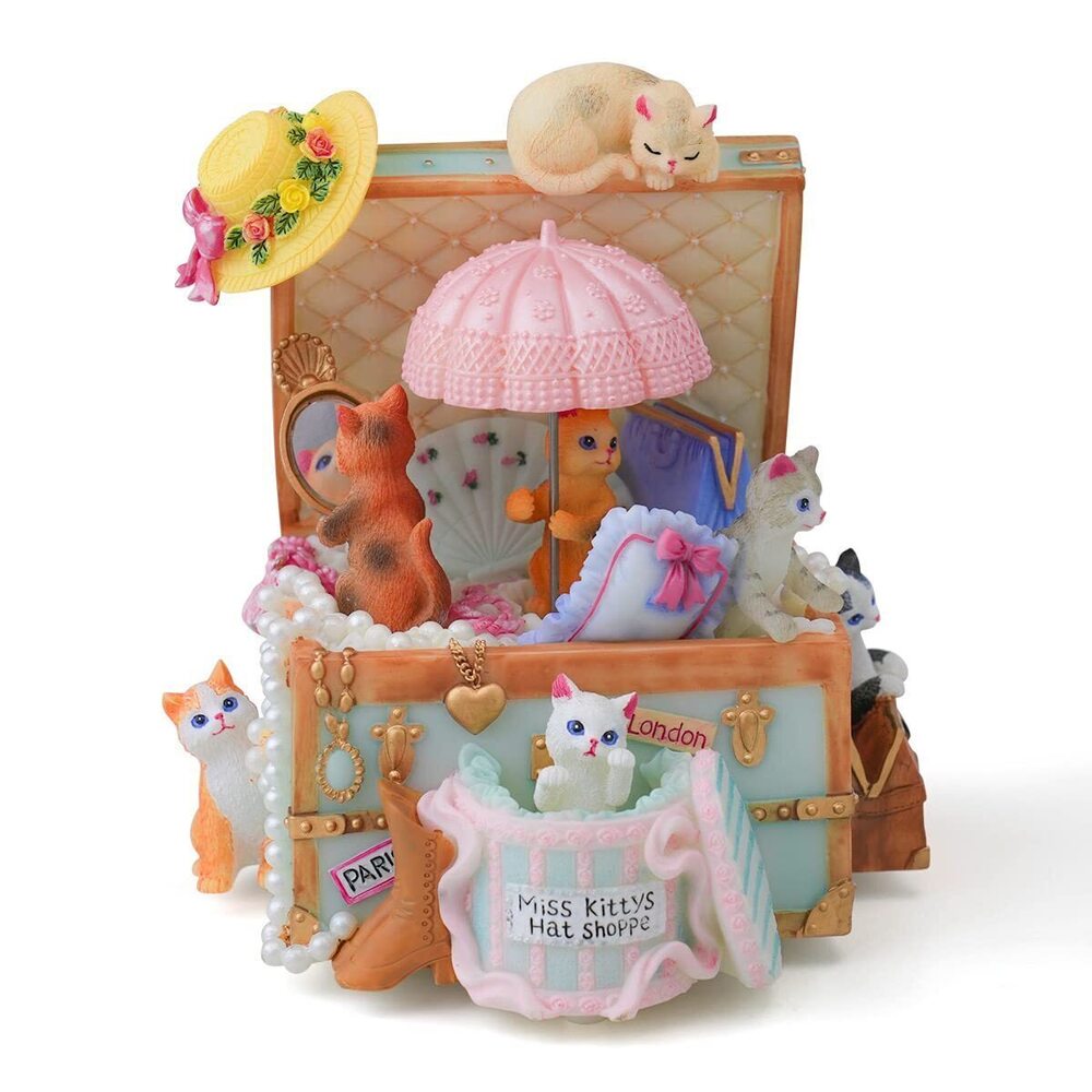 2483 Cat Music Box Wife Gift - Cats Musical Boxes for Wife Girlfriend